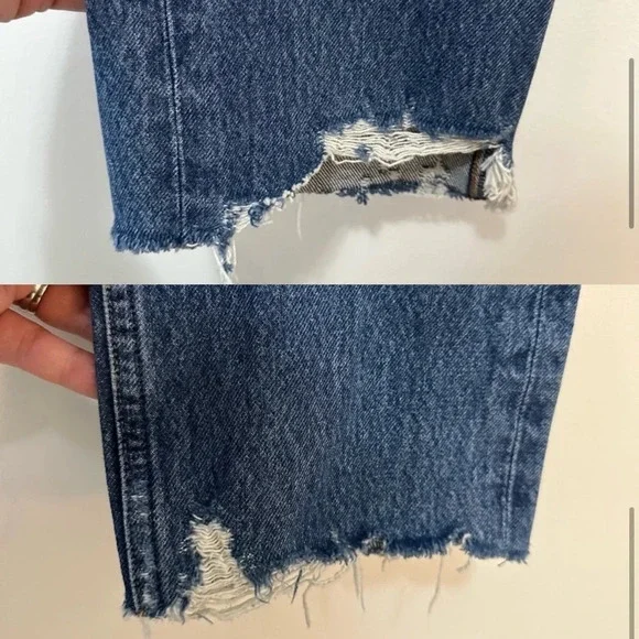 AGOLDE Riley High  Rise Straight-Leg Jeans in Veto - Picture 8 of 13